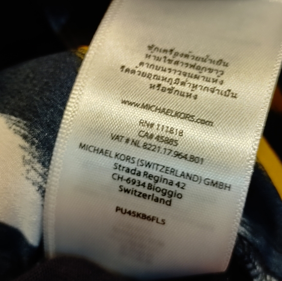 MICHAEL Michael Kors Button Down Tie Blouse - Picture 8 of 8